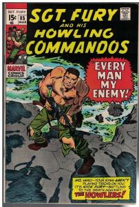 SERGEANT FURY 85 VG  Mar. 1971