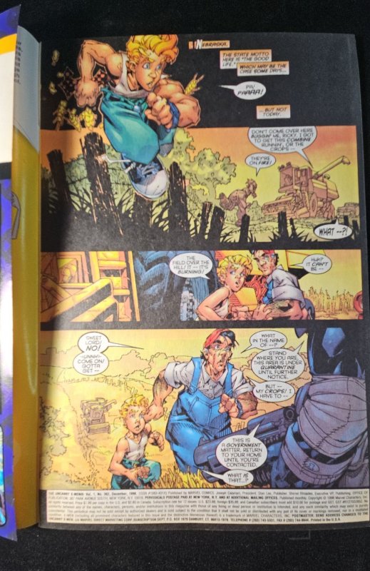 Uncanny X-Men #362 (1998) FN Marvel Comics