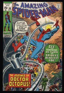 Amazing Spider-Man #88 FN+ 6.5 Doctor Octopus Appearance!