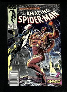 Amazing Spider-Man #293 Newsstand Variant Kraven's Last Hunt Part 2!
