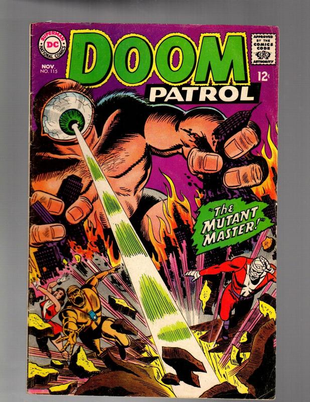 DOOM PATROL 115 VERY GOOD PLUS  November 1967