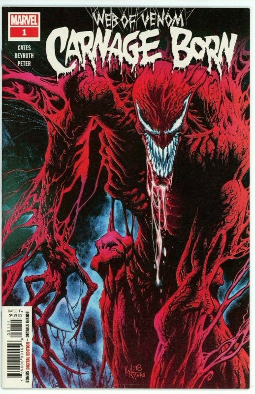 Web of Venom Carnage Born #1 (2018) - 8.0 VF 1st Print Donny Cates