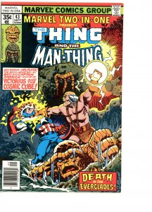 Marvel Two-In-One 43 F/VF   Man-Thing!