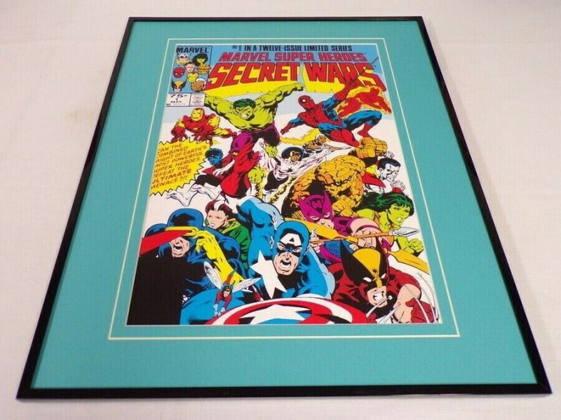 Marvel Comics Secret Wars #1 Framed 16x20 Cover Poster Display