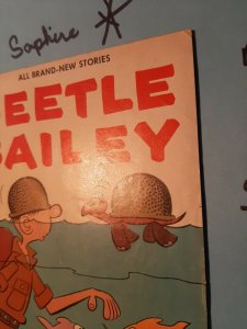 DELL COMICS . BEETLE BAILEY #7 . Golden Age. 1956. SEE PICS