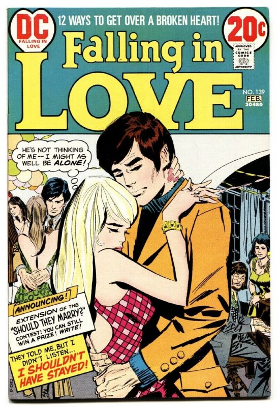 FALLING IN LOVE #139 comic book 1973 DC ROMANCE-LOVE PROBLEMS