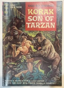 (1964) EDGAR RICE BURROUGH'S KORAK SON OF TARZAN #1! Gold Key!