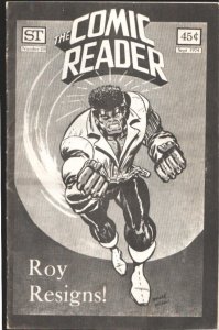 Comic Reader #110 1974-Luke Cage-Powerman cover-Roy Thomas Resigns From Marve...