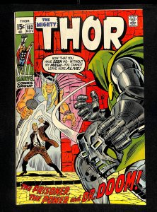 Thor #182 FN+ 6.5 Dr. Doom!