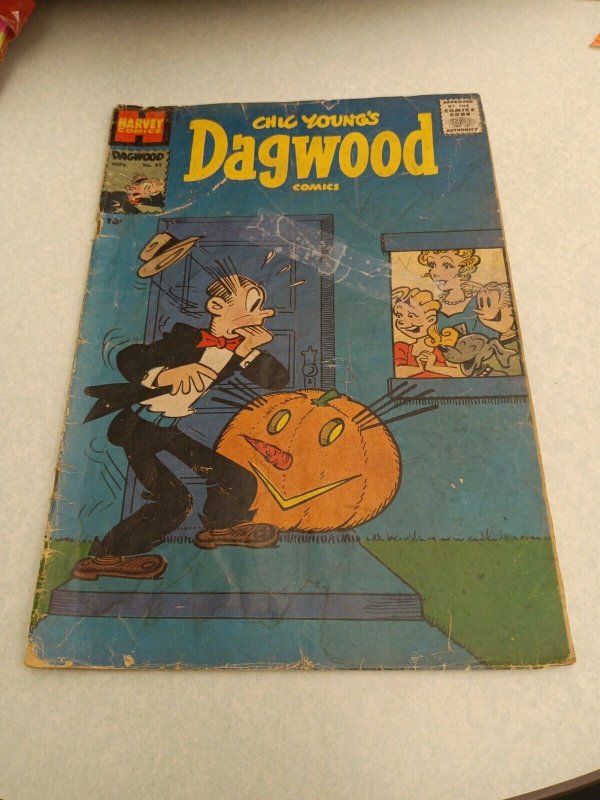 Dagwood #83 1957- Harvey comics silver age chick young blondie good girl art 