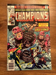 Champions # 17 VF Marvel Comic Book Ghost Rider Angel Black Widow 12 J269