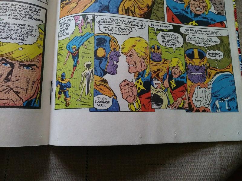 Quasar #26 (Marvel) INFINITY GAUNTLET MOONDRAGON THANOS 1991