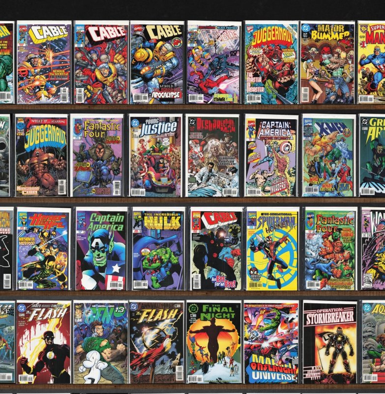 Huge Lot 140+ Comics with Fantastic Four, Cable, The Mighty Thor & More!