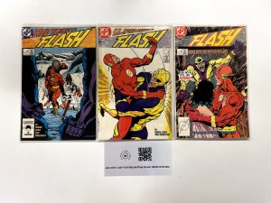 3 Flash DC Comic Books # 5 6 7 Batman Superman Wonder Woman Flash Robin 24 JS17