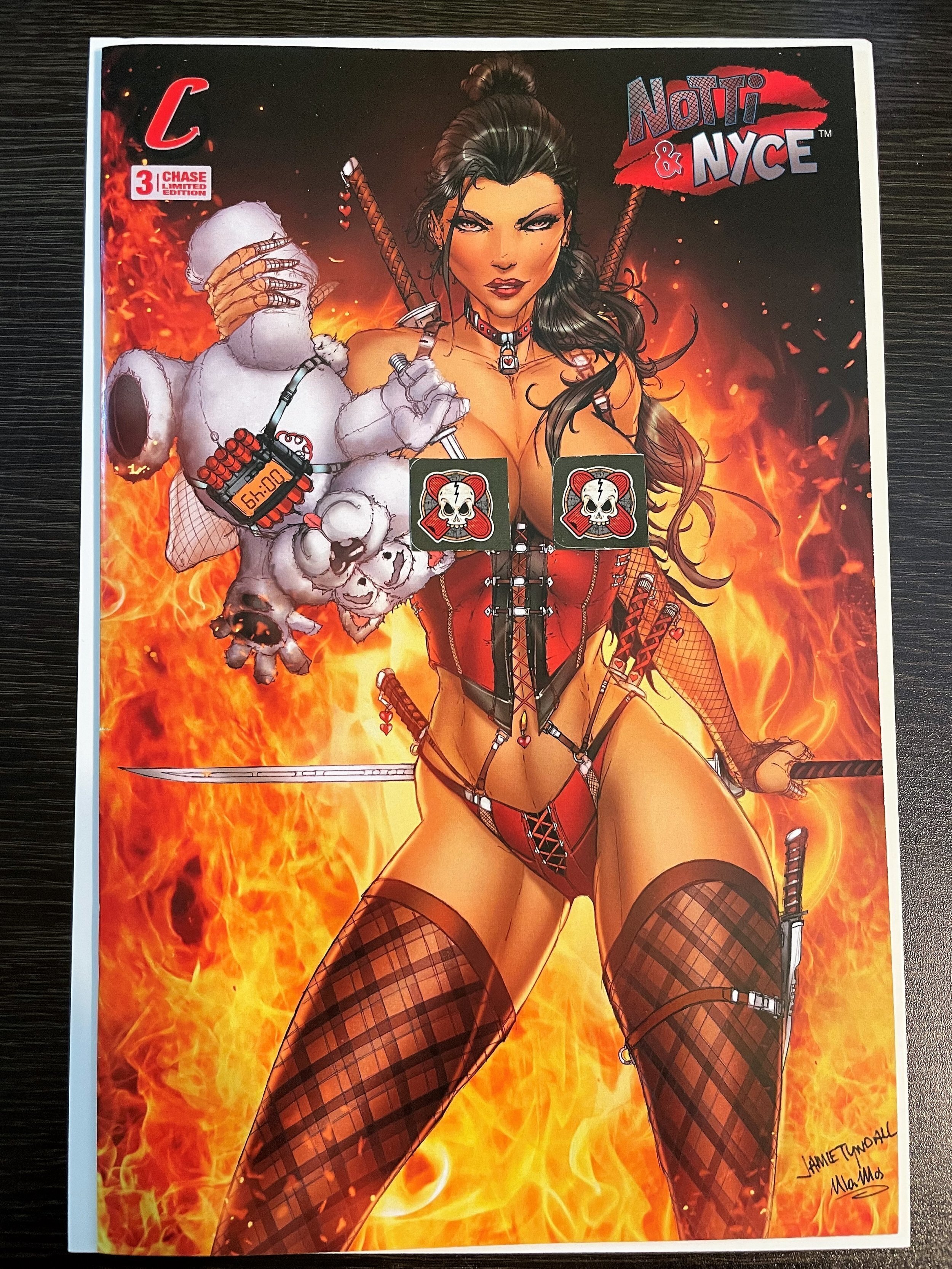 Notti & Nyce 2013 Christmas Special Notti Naughty Wraparound Variant C –  BooKooComix