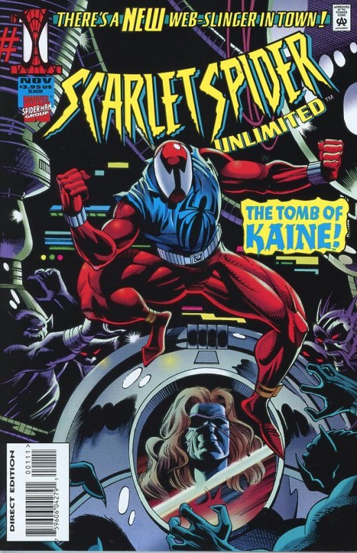 Scarlet Spider Unlimited 1  9.0 (our highest grade)  1995