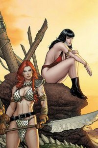 VAMPIRELLA RED SONJA (2019 DYNAMITE) #2 All 14 Covers PRESALE-10/09