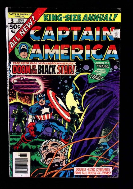 Captain America King Size Annual #3 1976 Jack Kirby