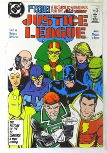 Justice League (1987 series)  #1, NM- (Actual scan)
