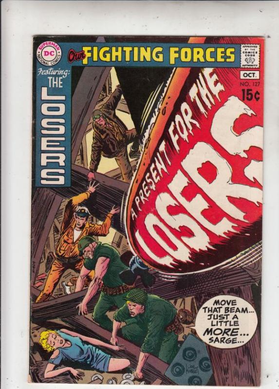 Our Fighting Forces #127 (Oct-70) FN+ Mid-High-Grade The Loosers