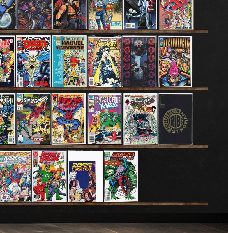 Huge Lot 140+ Comics with Spider-Man, Newmen, Wetworks, Marvel Age & More!