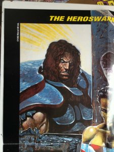 1993 Marvel UK Promo Poster Black Axe Wildthing Super Soldiers 