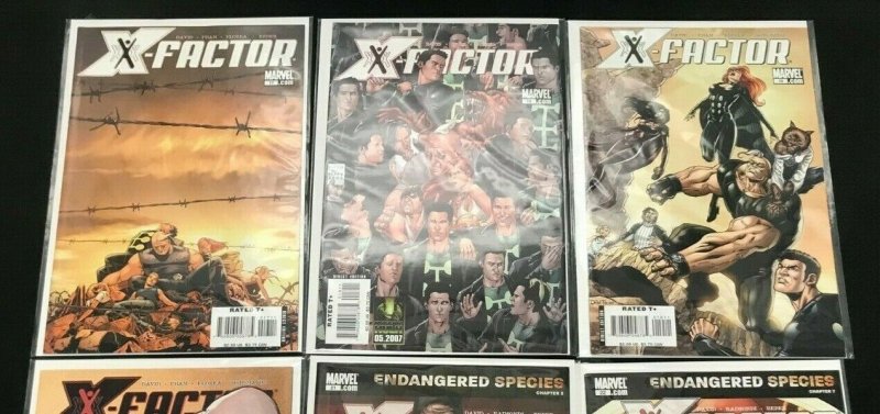 X-FACTOR #17-22 6PC RUN (VF/NM) ENDANGERED SPECIES!! 2007
