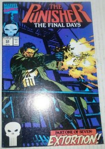 The Punisher The Final Days # 53 October 1991 Marvel