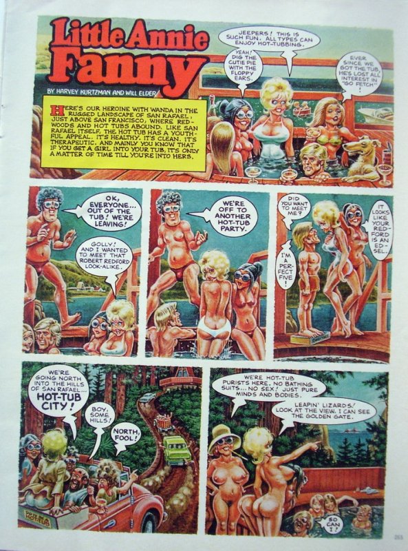 Annie Fanny 7 original playboy comics Set 1 US
