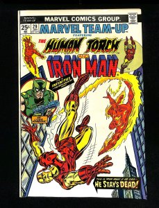 Marvel Team-up #29 Human Torch Iron Man!