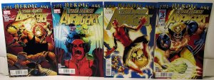 New Avengers Lot of 4 #2, 3, 4, 5 2010 Marvel 2nd Series Thing Ms. Marvel Comics
