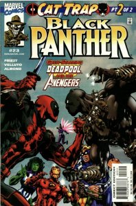 Black Panther #23 (2000) Cat Trap Pt 2 With Deadpool and the Avengers