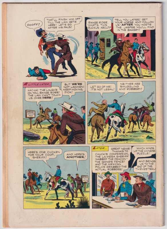 Flying A's Range Rider #4 (1953) Range Rider