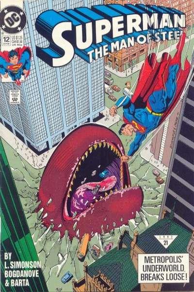 Superman: The Man of Steel #12, NM- (Stock photo)