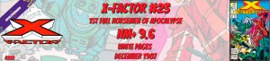 X-Factor 23 NM+ 9.6 1st Full Horsemen of Apocalypse Marvel 1987