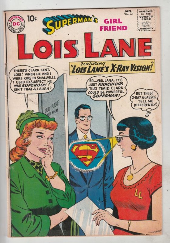 Lois Lane, Superman's Girlfriend  #22 (Jan-61) FN/VF+ High-Grade Superman, Lo...