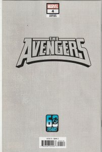 Avengers # 4 B&W Connecting 1:100 Variant Cover NM Marvel 2023 [R4]