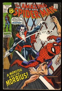 Amazing Spider-Man #101 VG- 3.5 1st Full Appearance of Morbius!