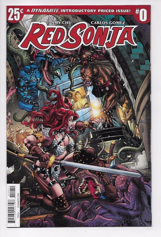 Red Sonja #0 - Chu / Gomez (Dynamite, 2016) - New/Unread (NM)