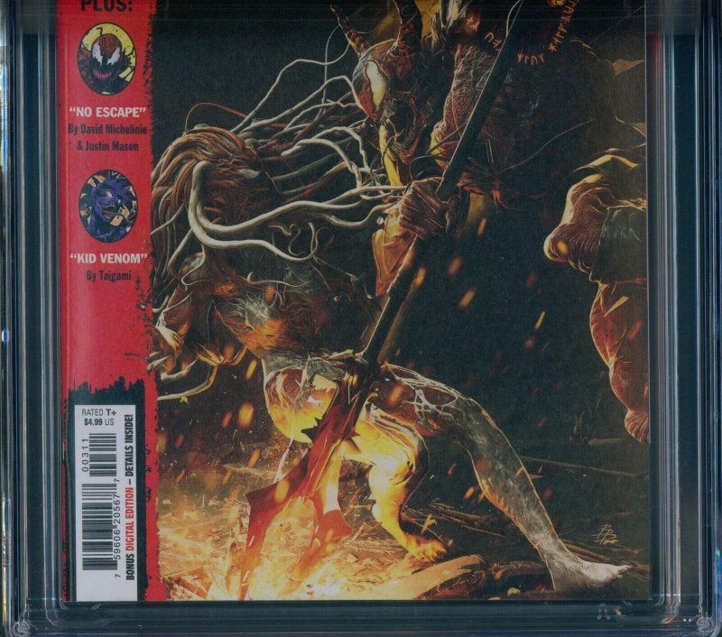 Death of the Venomverse #3 CGC 9.8 Bjorn Barends Cover A Marvel 2023 HD Scans