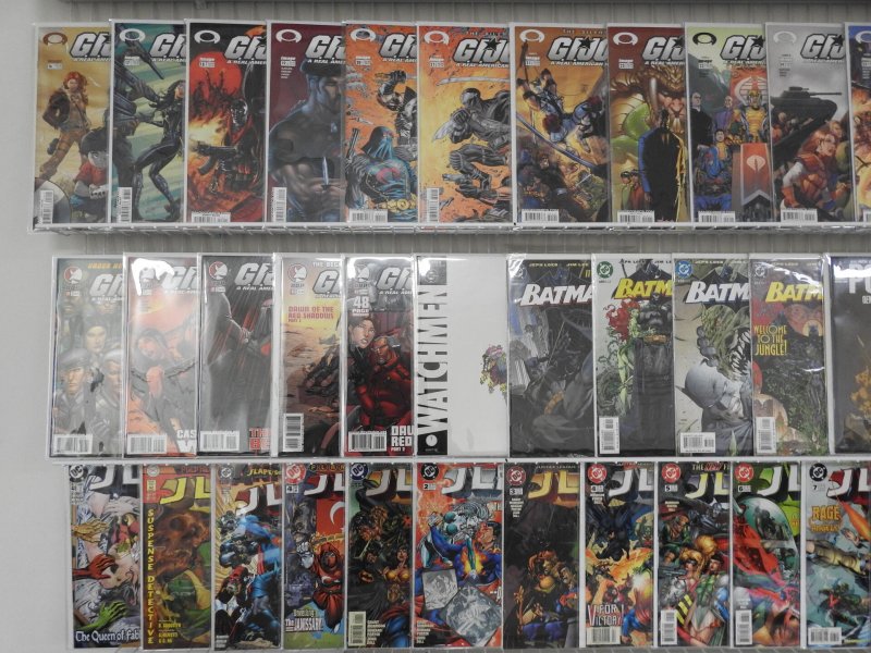 Huge Lot 140+ Comics W/ GI Joe, JLA, Batman, +More! Avg VF/NM Condition!