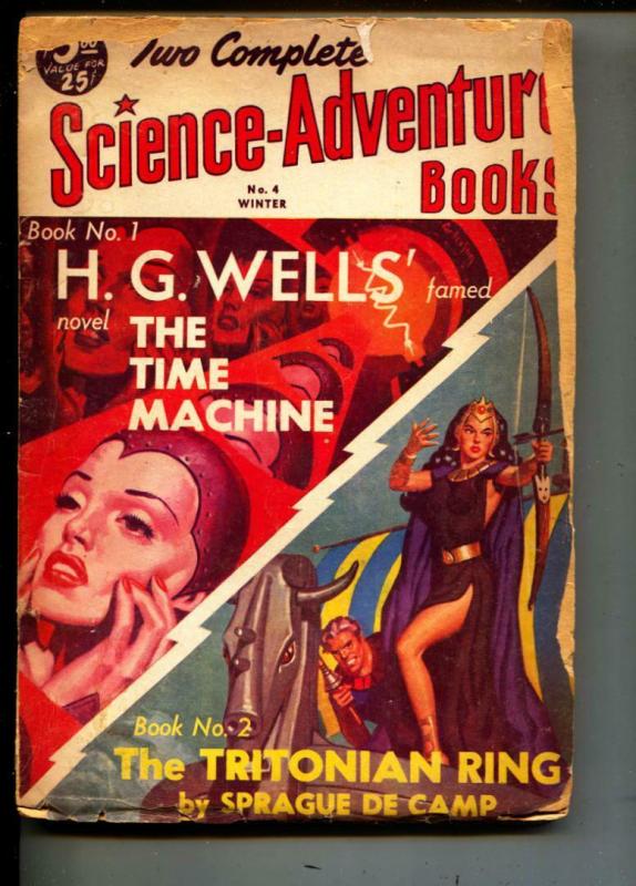 Science-Adventure Books-Pulp-Winter/1951-H. G. Wells-Sprague de Camp