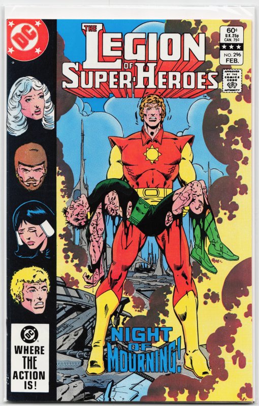 Legion of Super-Heroes #296 (1983) NO M.J.I