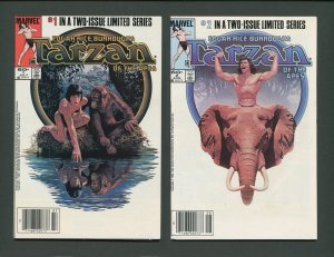 Tarzan of the Apes #1  #2 (SET) NM   July 1984