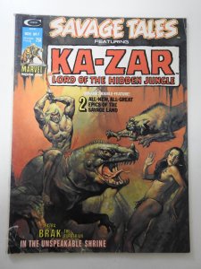 Savage Tales #7 (1974) GD/VG Condition 1 1/2 in cumulative spine split