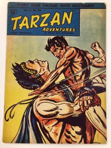 TARZAN ADVENTURES V 8#40  (1959)  black & white daily strip reprints VG-F