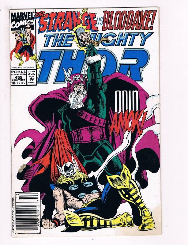 The Mighty Thor # 455 Marvel Comic Books Awesome Issue Modern Age WOW!!!!!!! S27