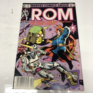 Rom (1982) # 41 (VF/NM) Canadian Price Variant • Bill Mantlo • Marvel