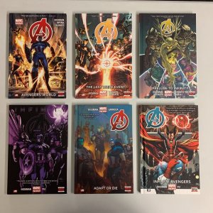 Avengers Marvel Now Vol. 1-6 Complete Set Hardcover Jonathan Hickman 
