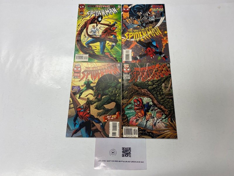 4 Spectacular Spider-Man MARVEL comic books #233 234 237 238 81 KM14